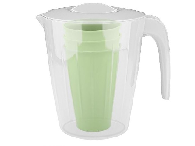 Набор для напитков Sugar&Spice Vanilla (Кувшин 1,9л+3 стакана 0,35л) прозрачный